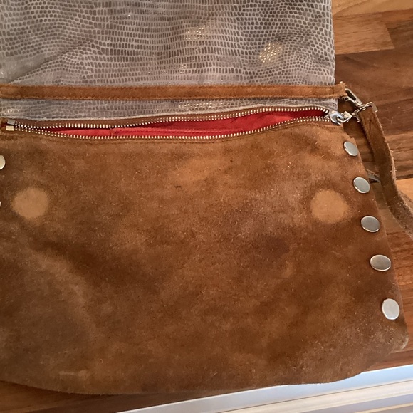 Hammitt Crossbody Bag in Brown and Silver - Picture 4 of 7